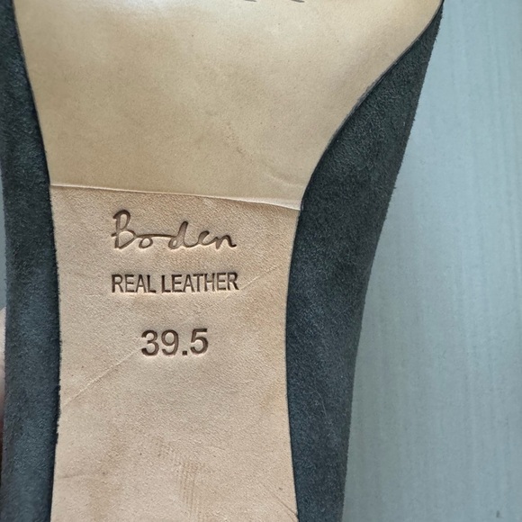 New Boden Calf Hair Leather Slip On High Heel Pumps size 8.5 - Picture 13 of 13